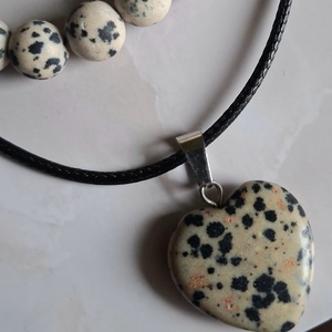 Dalmata jáspis ásvány ékszerszett � játékosság és védelem - ékszer - ékszerszett - Meska.hu