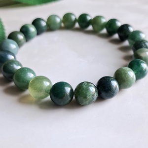 Moha achát ásvány karkötő - önbecsülés, siker, Ékszer, Karkötő, Ásványkarkötő, , MESKA