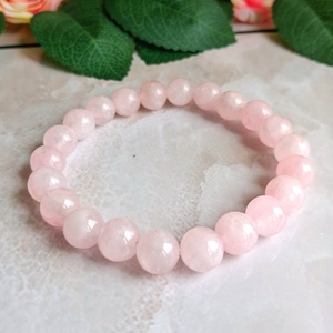 Rózsakvarc ásvány karkötő, Ékszer, Karkötő, Ásványkarkötő, , MESKA