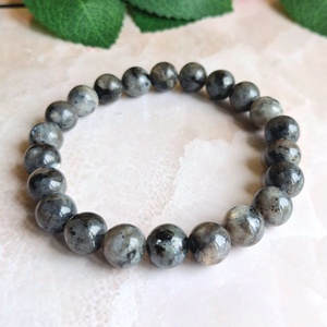 Larvikit (norvég labradorit) ásvány karkötő, Ékszer, Karkötő, Ásványkarkötő, , MESKA