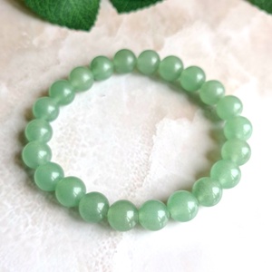 Zöld aventurin ásvány karkötő - ékszer - karkötő - ásványkarkötő - Meska.hu