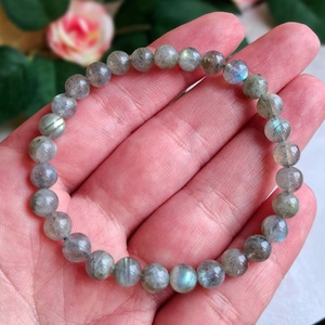 AA minőségű labradorit ásvány karkötő 6 mm - videóval - Meska.hu