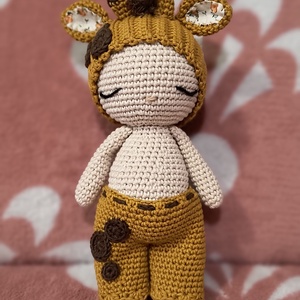 Amigurumi Baba Zsiráf jelmezben, Játék & Sport, Plüssállat & Játékfigura, Zsiráf, Horgolás, Varrás, MESKA
