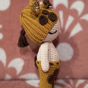 Amigurumi Baba Zsiráf jelmezben - játék & sport - plüssállat & játékfigura - zsiráf - Meska.hu