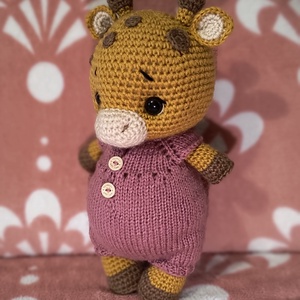 Amigurumi Zsiráf - játék & sport - plüssállat & játékfigura - zsiráf - Meska.hu