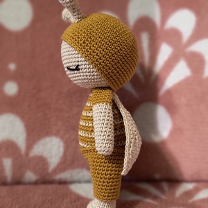 Amigurumi Baba Méhecske jelmezben - játék & sport - plüssállat & játékfigura - más figura - Meska.hu