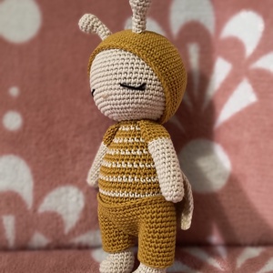 Amigurumi Baba Méhecske jelmezben - játék & sport - plüssállat & játékfigura - más figura - Meska.hu