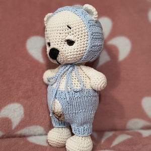 Amigurumi Maci baba ruhában - játék & sport - plüssállat & játékfigura - maci - Meska.hu