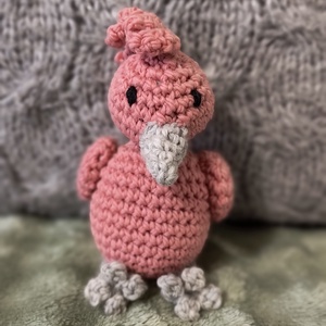 Amigurumi Kakadu madárka - játék & sport - plüssállat & játékfigura - más figura - Meska.hu