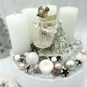 Adventi dekoráció - karácsony - adventi díszek - adventi asztaldísz - Meska.hu