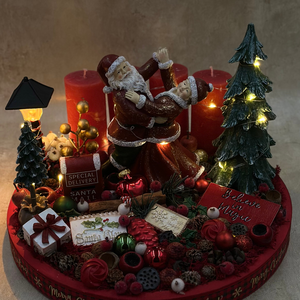 Télapós adventi dekoráció - karácsony - adventi díszek - adventi asztaldísz - Meska.hu