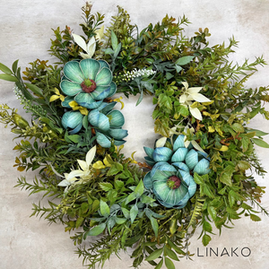 Magnóliás tavaszi ajtódísz, Otthon & Életmód, Dekoráció, Ajtó- és ablak dekoráció, Ajtódísz & Kopogtató, , MESKA