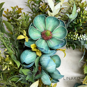 Magnóliás tavaszi ajtódísz - otthon & életmód - dekoráció - ajtó- és ablak dekoráció - ajtódísz & kopogtató - Meska.hu