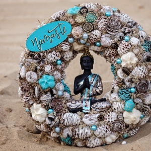 Buddha fali dekor, Otthon & Életmód, Dekoráció, Fali és függő dekoráció, Falra akasztható dekor, , MESKA