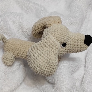 Amigurumi Tacsi - játék & sport - plüssállat & játékfigura - kutya - Meska.hu
