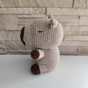 Amigurumi horgolt capybara plüss-28 cm, Játék & Sport, Plüssállat & Játékfigura, Más figura, Horgolás, MESKA