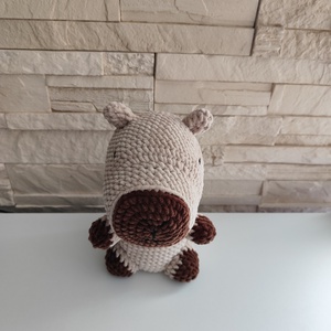 Amigurumi horgolt capybara plüss-28 cm - játék & sport - plüssállat & játékfigura - más figura - Meska.hu