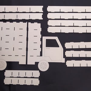 Kisautó tároló teherautó DIY  - játék & sport - kisautók, járművek - kamion - Meska.hu
