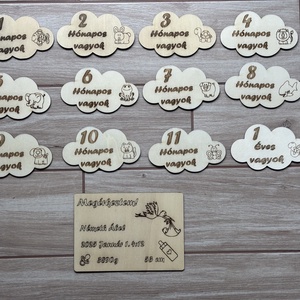 Baba mérföldkő táblák és Megérkeztem tábla  - Meska.hu