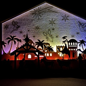 Betlehem  - karácsony - karácsonyi lakásdekoráció - ünnepi asztaldekoráció - Meska.hu