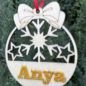 Karácsonyfadísz Arany Anya, Karácsony, Karácsonyi lakásdekoráció, Karácsonyfadíszek, , MESKA