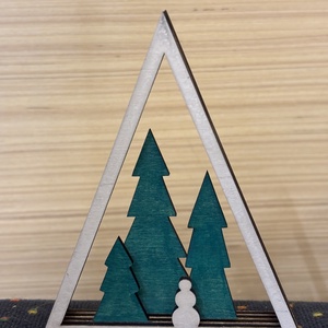 Karácsonyi asztaldísz - Meska.hu