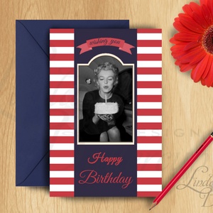 Szülinapi üdvözlőlap, Marilyn Monroe, Vicces Születésnapi képeslap, Szülinap kártya, Apa, Apu, Apák napja -  - Meska.hu