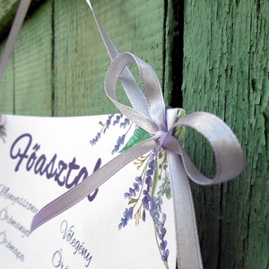 Vintage Esküvő, Ültetési rend, Esküvői Ültetésrend, Virágos, Rusztikus, Esküvő ültető kártya, Dekor, levendula -  - Meska.hu