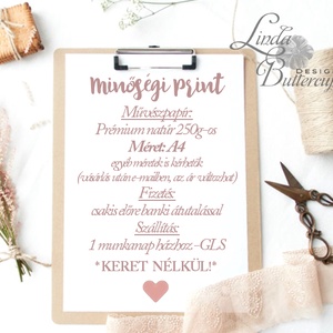 Őzike névre szóló Gyerekszoba Kép, Print, állatos, babsszoba dekoráció, dekor, falikép, szülinap, erdeiállat, név, dátum -  - Meska.hu