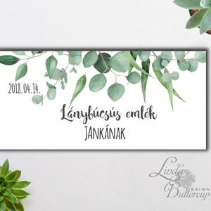 Pénzátadó boríték, greenery, eukaliptusz, zöld, Nászajándék, Gratulálunk képeslap, Esküvői Gratuláció, pénz átadó lap, - esküvő - emlék & ajándék - nászajándék - esküvői pénzátadó boríték, kártya - Meska.hu
