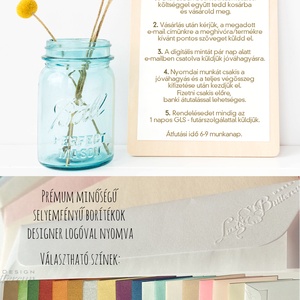csak esküvői program kártya boríték nékül - esküvő - meghívó & kártya - meghívó - Meska.hu
