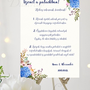 Esküvői Felirat A2, Köszöntő, Üdvözlő, idézet, romantikus, természetközeli, üzenet, virágos, trendi -  - Meska.hu