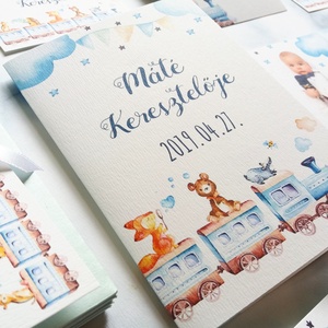 Szülinapi meghívó, Keresztelő meghívó, fényképes, fotó, maci, Babaváró, Keresztelő, kisfiú, baba, baby, újszülött, Otthon & Életmód, Papír, írószer, Meghívó, Festészet, Fotó, grafika, rajz, illusztráció, MESKA