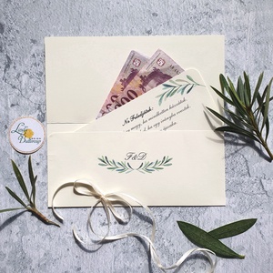 Pénzátadó boríték, Nászajándék, Gratulálunk képeslap, Esküvői Gratuláció - esküvő - emlék & ajándék - nászajándék - pénzátadó boríték, kártya - Meska.hu