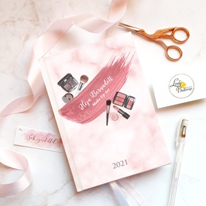 Sminkes, Kozmetikus Naptár, műkörmös, pillás, kalendár, zsebnaptár, Egyedi naptár, határidőnapló, Karácsonyi ajándék - otthon & életmód - papír, írószer - naptár & tervező - Meska.hu