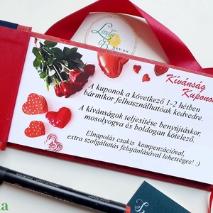 PAJZÁN SEX KUPON SZETT, kiskönyvbe fűzve, kitölthető interaktív kuponok, valentin napra, Egyedi névre szóló borítóval - otthon & életmód - papír, írószer - Meska.hu