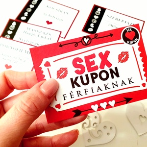 Sex kuponok, férfiaknak, valentin napra, Kívánság Kuponok, Kupon, Évforduló, Születésnapi Kártyák, ajándékkártyák, Otthon & Életmód, Papír, írószer, Ajándékkísérő, Ajándékozás kellékei, Festészet, Fotó, grafika, rajz, illusztráció, MESKA