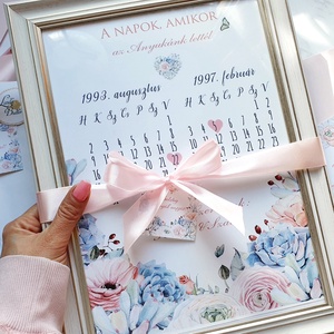 Anyák napi ajándék csomag, Képkerettel, képeslappal, ajándékkísérővel és masnival, Otthon & Életmód, Dekoráció, Fali és függő dekoráció, Falinaptár & Öröknaptár, Fotó, grafika, rajz, illusztráció, Mindenmás, MESKA