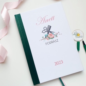 Zöld és Rózsaszín, Fodrász, olló, Naptár, határidőnapló, kalendár, zsebnaptár, Egyedi naptár, névreszóló, tervező, Otthon & Életmód, Papír, írószer, Naptár & Tervező, Fotó, grafika, rajz, illusztráció, Mindenmás, MESKA