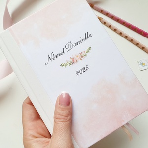 Csajos, Egyedi naptár, barack, púder, Logóval, Naptár, határidőnapló, kalendár, zsebnaptár, névreszóló, tervező, Otthon & Életmód, Papír, írószer, Naptár & Tervező, Fotó, grafika, rajz, illusztráció, Mindenmás, MESKA