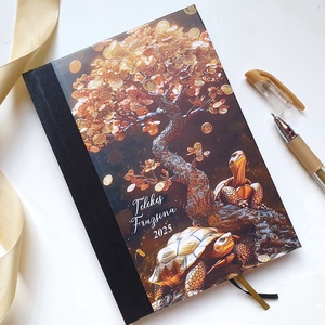 Egyedi naptár, Aany és fekete, Naptár, határidőnapló, kalendár, zsebnaptár, névreszóló, tervező, Otthon & Életmód, Papír, írószer, Naptár & Tervező, Fotó, grafika, rajz, illusztráció, Mindenmás, MESKA