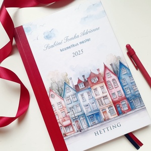 Egyedi naptár, bordó, ingatlanos, Naptár, határidőnapló, kalendár, zsebnaptár, névreszóló, tervező, Otthon & Életmód, Papír, írószer, Naptár & Tervező, Fotó, grafika, rajz, illusztráció, Mindenmás, MESKA