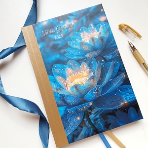 Egyedi naptár, Aany, kék, Naptár, határidőnapló, kalendár, zsebnaptár, névreszóló, tervező, kozmetikus, pillás, masszőr, Otthon & Életmód, Papír, írószer, Naptár & Tervező, Fotó, grafika, rajz, illusztráció, Mindenmás, MESKA