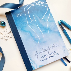 Egyedi naptár, masszőr, kék, Naptár, határidőnapló, kalendár, zsebnaptár, névreszóló, tervező, kozmetikus, edző, Otthon & Életmód, Papír, írószer, Naptár & Tervező, Fotó, grafika, rajz, illusztráció, Mindenmás, MESKA