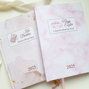 Egyedi naptár, bézs márvány, Logóval, Naptár, határidőnapló, kalendár, zsebnaptár, névreszóló, tervező, könyvelő - otthon & életmód - papír, írószer - naptár & tervező - Meska.hu