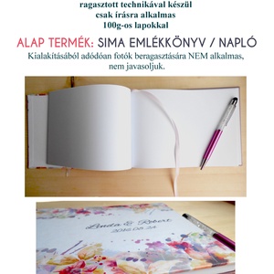 Karácsonyi ajándék, emlékkönyv, napló,  családi album, fotoalbum, könyv - otthon & életmód - papír, írószer - jegyzetfüzet & napló - Meska.hu