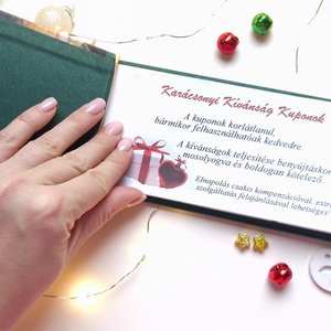 Karácsonyi ajándék,PAJZÁN SEX KUPON SZETT, kiskönyvbe fűzve, kitölthető interaktív kuponok, Egyedi névre szóló borítóval - karácsony - karácsonyi ajándékozás - karácsonyi képeslap, üdvözlőlap, ajándékkísérő - Meska.hu