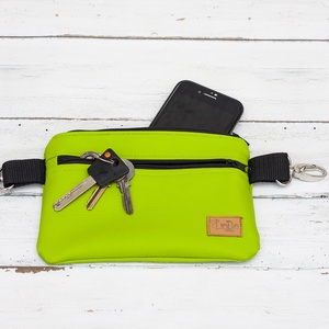 Minimalista övtáska, oldaltáska - táska & tok - övtáska - Meska.hu