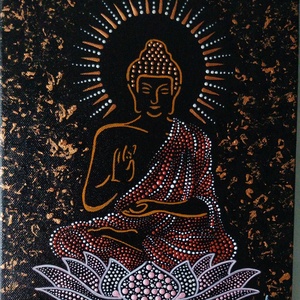Buddha falikép - otthon & életmód - dekoráció - kép & falikép - 3d képek - Meska.hu