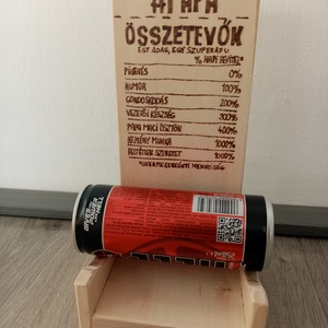 Vicces ajándék apának, sörtartó, energiaital tartó, dekoráció, Otthon & Életmód, Konyhafelszerelés, tálalás, Italos kellékek, Sörtartó, Gravírozás, pirográfia, MESKA